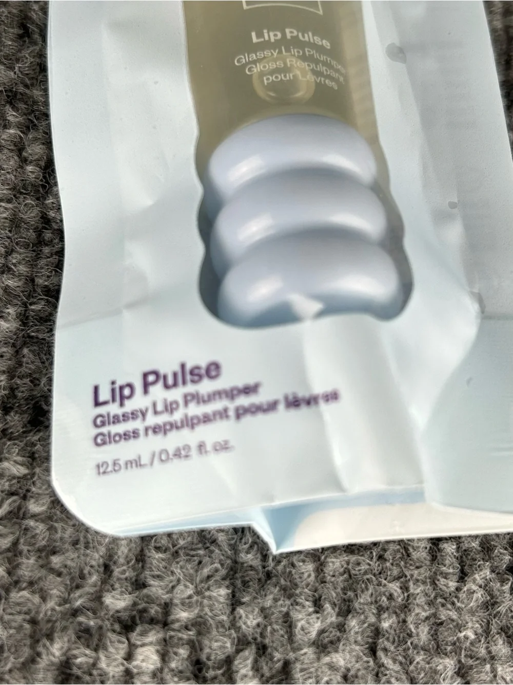 KOSAS Lip Pulse UNSPOKEN Glassy Plumper Gloss ~ Clear Translucent Shine .42fl oz